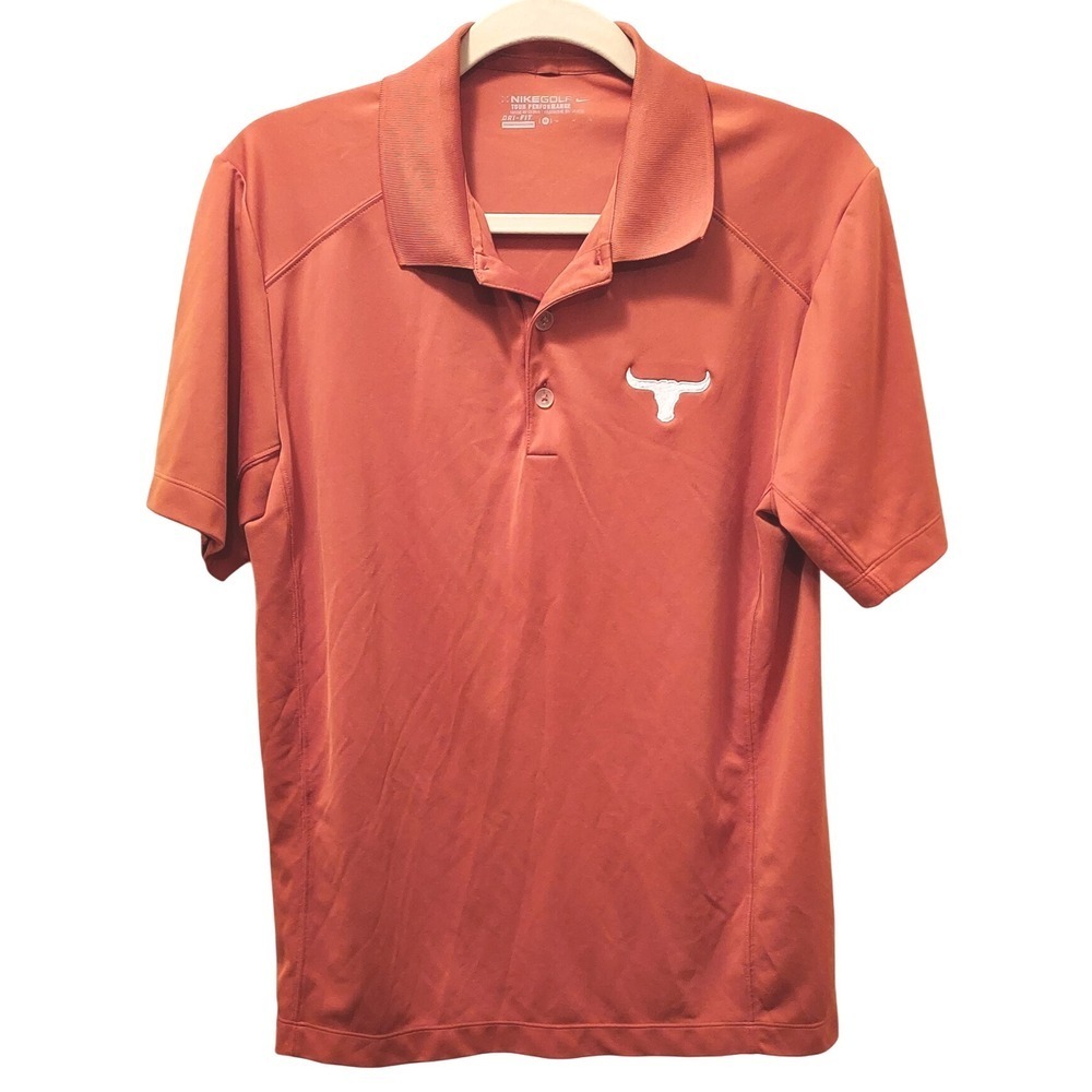Texas Longhorns Nike Golf Tour Performance Dri-Fit Polo Shirt Mens M